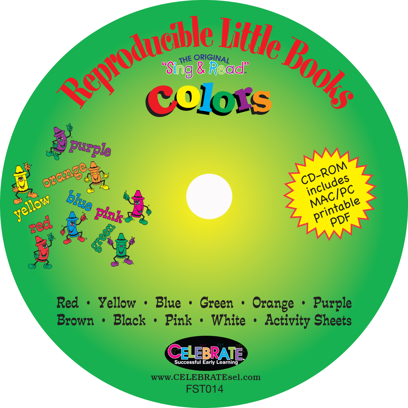 CD-ROM, CD-R, CD-RW, Books of Red, Blue, Purple, Beige, Orange