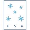 Snowflake Count & Clip Cards